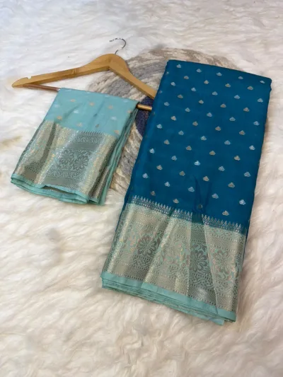 Premium Banarasi Katan Silk Dyble Saree